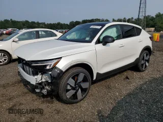 2023 Volvo C40 Ultimate with VIN YV4ED3GM6P2028692, listed as a Copart auction lot 59972373 with Not Provided miles. Bid and sale history available at carsss.com. Image 1.