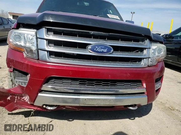 2015 Ford Expedition Max Platinum с VIN 1FMJK1MT7FEF29526, выставлен на аукционе Copart как лот 49591635 с пробегом Не указан миль и Чистый • Clean title. История ставок и продаж доступна на DreamBid. Изображение 12.