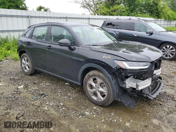 2023 Honda HR-V LX with VIN 3CZRZ2H38PM712118, listed as a Copart auction lot 57176425 with 31,174 mi miles and Salvage title. Bid and sale history available at DreamBid. Image 4.