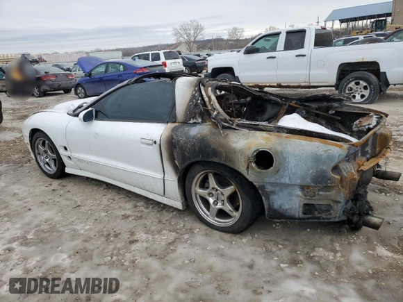 2001 Pontiac Firebird Formula with VIN 2G2FV22GX12144855, listed as a Copart auction lot 41862535 with Not provided miles and Non repairable. Bid and sale history available at DreamBid. Image 2.