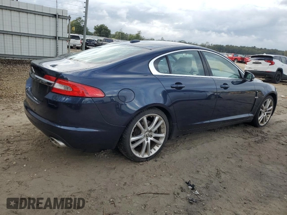 2010 Jaguar XF Premium Luxury with VIN SAJWA0GBXALR74276, listed as a Copart auction lot 79455534 with 0 mi miles and Salvage Title. Bid and sale history available at carsss.com. Image 3.