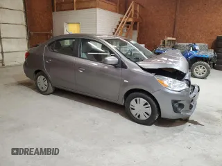 2017 Mitsubishi Mirage G4 ES with VIN ML32F3FJ6HH001825, listed as a Copart auction lot 53439405 with 92,084 mi miles and Salvage Title. Bid and sale history available at carsss.com. Image 4.