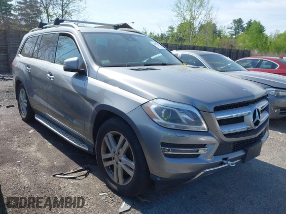 2014 Mercedes-Benz GL 450 with VIN 4JGDF7CE0EA290673, listed as a IAAI auction lot 42207889 with 132,251 mi miles and . Bid and sale history available at DreamBid. Image 1.
