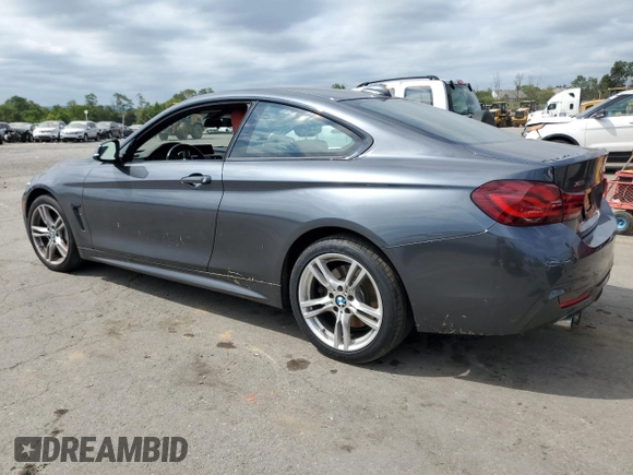 2020 BMW 4 Series 430i xDrive with VIN WBA4W5C02LFH25609, listed as a Copart auction lot 69661994 with 44,574 mi miles and Salvage title. Bid and sale history available at DreamBid. Image 2.