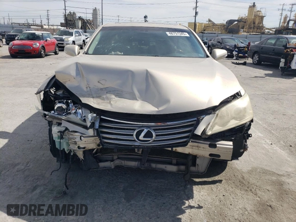 2011 Lexus ES with VIN JTHBK1EG3B2454487, listed as a Copart auction lot 48751345 with 139,667 mi miles and Salvage Title. Bid and sale history available at carsss.com. Image 5.