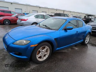 2004 Mazda RX-8 with VIN JM1FE17N240112484, listed as a Copart auction lot 74769364 with 89,182 mi miles and Non Repairable. Bid and sale history available at carsss.com. Image 1.
