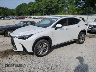 2024 Lexus NX 350 Luxury z VIN 2T2HGCEZ0RC032775, wystawiony jako Copart lot #69021074 z przebiegiem 1 260 mil mil oraz Szkoda całkowita • Salvage title. Historia ofert i sprzedaży dostępna na DreamBid. Obrazek 1.
