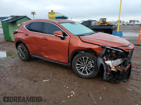 2022 Lexus NX with VIN JTJGKCEZ8N2000421, listed as a Copart auction lot 72656752 with 0 mi miles. Bid and sale history available at carsss.com. Image 4.