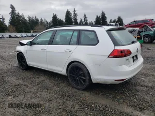 2017 Volkswagen Golf SportWagen S with VIN 3VW017AU8HM518581, listed as a Copart auction lot 43422265 with 82,307 mi miles and Salvage Title. Bid and sale history available at carsss.com. Image 2.