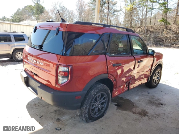 2024 Ford Bronco Sport Big Bend with VIN 3FMCR9B61RRE35384, listed as a Copart auction lot 48230325 with 2,817 mi miles and Salvage Title. Bid and sale history available at carsss.com. Image 3.