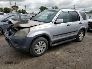 2005 Honda CR-V EX z VIN JHLRD78865C011754, wystawiony jako Copart lot #58006365 z przebiegiem Nie podano mil oraz Szkoda całkowita • Salvage title. Historia ofert i sprzedaży dostępna na DreamBid. Obrazek 1.