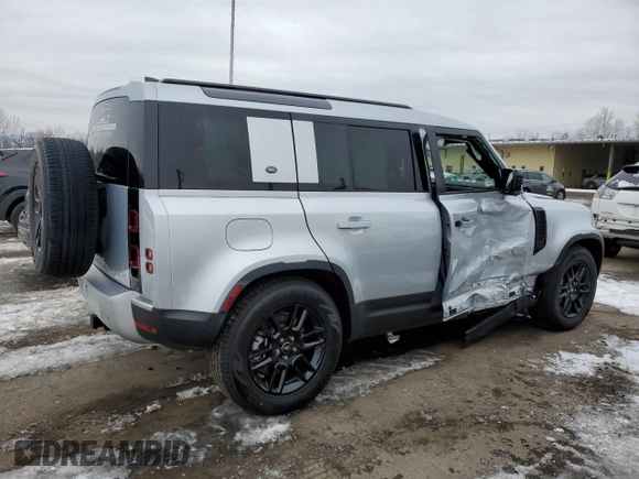 2024 Land Rover Defender S z VIN SALEJ7EU8R2315730, wystawiony jako Copart lot #42731245 z przebiegiem 249 mil mil oraz Szkoda całkowita • Salvage title. Historia ofert i sprzedaży dostępna na DreamBid. Obrazek 3.