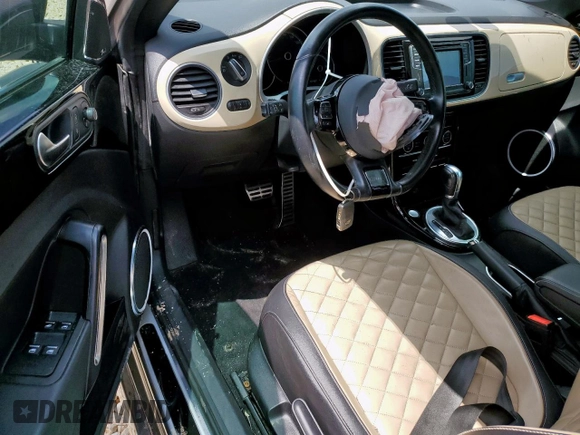 2019 Volkswagen Beetle S with VIN 3VW5DAAT1KM510718, listed as a Copart auction lot 58332605 with Not provided miles and Salvage title. Bid and sale history available at DreamBid. Image 8.