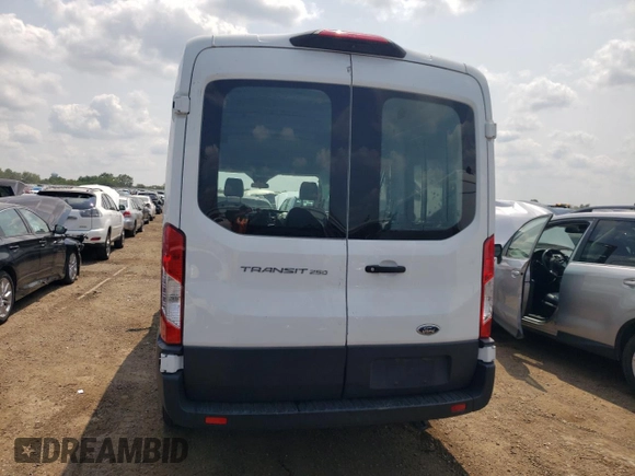 2020 Ford Transit Cargo with VIN 1FTBR1C88LKB39713, listed as a Copart auction lot 62722714 with 52,792 mi miles and Salvage Title. Bid and sale history available at DreamBid. Image 6.