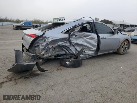 2018 Honda Civic Sedan LX with VIN 2HGFC2F50JH585337, listed as a Copart auction lot 85595484 with 196,992 mi miles and Salvage Title. Bid and sale history available at carsss.com. Image 3.