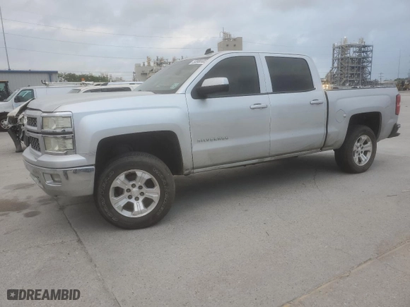 2014 Chevrolet Silverado 1500 LT with VIN 3GCPCREC4EG124899, listed as a Copart auction lot 50980485 with 181,059 mi miles and Salvage Title. Bid and sale history available at carsss.com. Image 1.