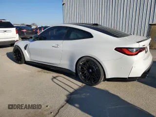 2024 BMW M4 Competition xDrive with VIN WBS43AZ09RCP58277, listed as a Copart auction lot 88475755 with 0 mi miles and Salvage Title. Bid and sale history available at carsss.com. Image 2.