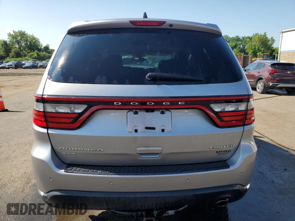 2016 Dodge Durango Limited with VIN 1C4RDJDG2GC467518, listed as a Copart auction lot 64570305 with 117,593 mi miles and Salvage title. Bid and sale history available at DreamBid. Image 6.