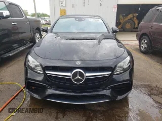 2018 Mercedes-Benz E-Class AMG E 63 S with VIN WDDZF8KB6JA374813, listed as a Copart auction lot 54470114 with 0 mi miles and Salvage Title. Bid and sale history available at carsss.com. Image 5.