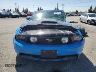 2011 Ford Mustang GT with VIN 1ZVBP8CF3B5163229, listed as a Copart auction lot 49504775 with 87,616 mi miles and Salvage Title. Bid and sale history available at carsss.com. Image 5.
