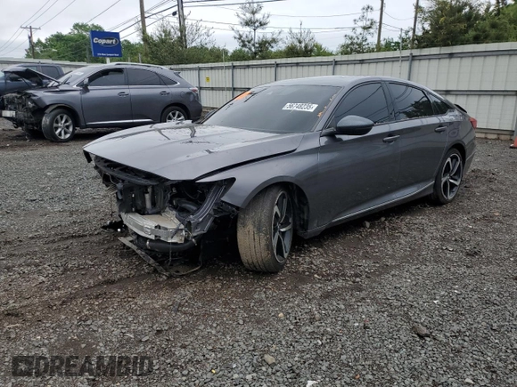 2019 Honda Accord EX-L z VIN 1HGCV2F51KA012427, wystawiony jako Copart lot #56748235 z przebiegiem 63 556 mil mil oraz Szkoda całkowita • Salvage title. Historia ofert i sprzedaży dostępna na DreamBid. Obrazek 1.
