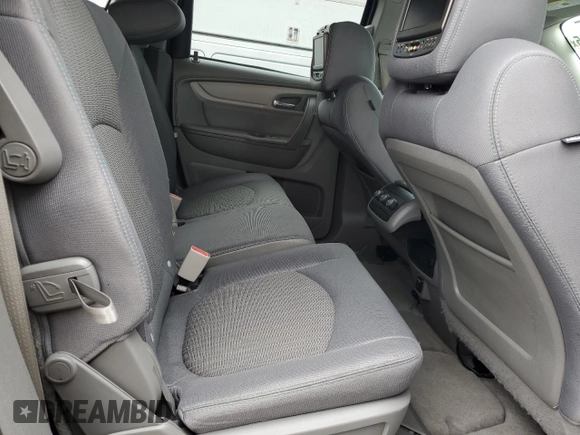 2015 Chevrolet Traverse LS z VIN 1GNKRFKD5FJ297259, wystawiony jako Copart lot #59894545 z przebiegiem 122 142 mil mil oraz Szkoda całkowita • Salvage title. Historia ofert i sprzedaży dostępna na DreamBid. Obrazek 11.