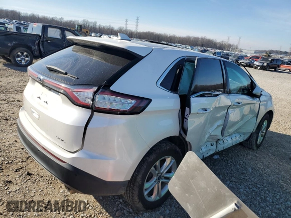 2017 Ford Edge SEL with VIN 2FMPK3J85HBC65372, listed as a Copart auction lot 89199355 with 128,816 mi miles and Salvage Title. Bid and sale history available at carsss.com. Image 3.