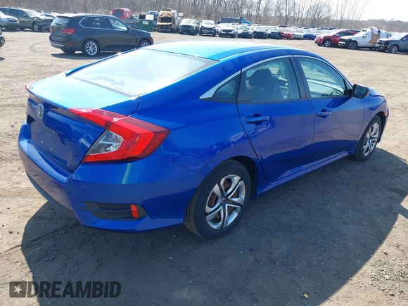2017 Honda Civic LX z VIN 19XFC2F54HE203525, wystawiony jako IAAI lot #41796081 z przebiegiem 82 910 mil mil oraz . Historia ofert i sprzedaży dostępna na DreamBid. Obrazek 4.