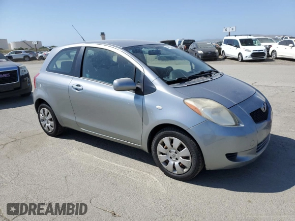 2007 Toyota Yaris with VIN JTDJT923175047493, listed as a Copart auction lot 54763345 with 204,303 mi miles and Clean Title. Bid and sale history available at DreamBid. Image 4.