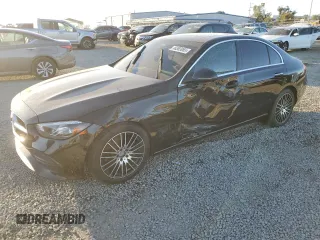 2023 Mercedes-Benz C C 300 with VIN W1KAF4GB3PR126978, listed as a Copart auction lot 46365065 with 25,481 mi miles and Salvage Title. Bid and sale history available at carsss.com. Image 1.