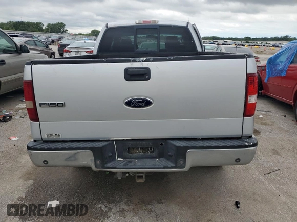 2007 Ford F-150 XLT with VIN 1FTPX14V57FA78156, listed as a Copart auction lot 63032605 with 243,814 mi miles and Salvage title. Bid and sale history available at DreamBid. Image 6.