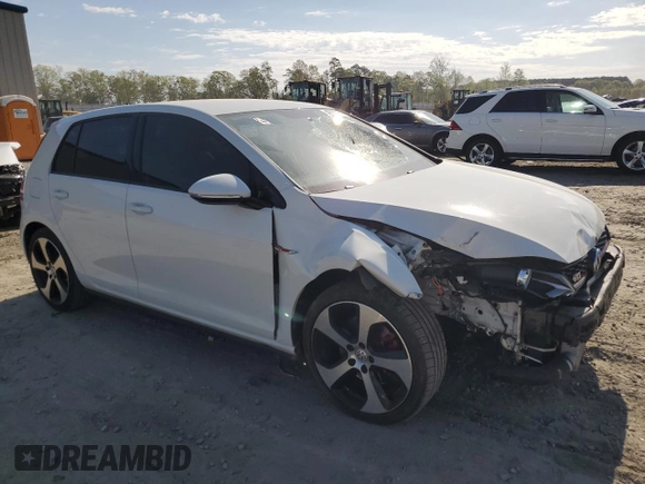 2017 Volkswagen Golf GTI S with VIN 3VW5T7AU5HM001853, listed as a Copart auction lot 48557454 with 84,868 mi miles and Salvage Title. Bid and sale history available at carsss.com. Image 4.