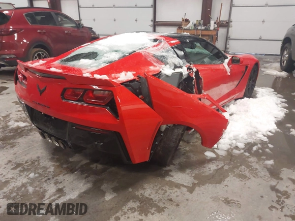 2015 Chevrolet Corvette Z51 2LT with VIN 1G1YK2D78F5104806, listed as a IAAI auction lot 41278311 with 23,412 mi miles and . Bid and sale history available at DreamBid. Image 4.