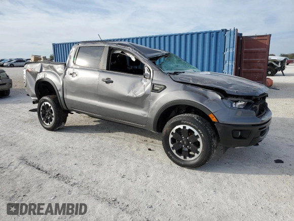 2021 Ford Ranger XL with VIN 1FTER4EH8MLD35979, listed as a Copart auction lot 43206075 with 57,901 mi miles and Non Repairable. Bid and sale history available at carsss.com. Image 4.