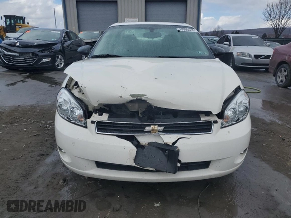 2006 Chevrolet Monte Carlo LT 3.9L with VIN 2G1WK151169329258, listed as a Copart auction lot 50090535 with 87,061 mi miles and Salvage Title. Bid and sale history available at carsss.com. Image 5.