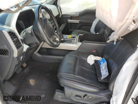 2020 Ford F-150 XL with VIN 1FTEW1E52LFA64086, listed as a Copart auction lot 59931125 with 107,893 mi miles and Salvage title. Bid and sale history available at DreamBid. Image 7.