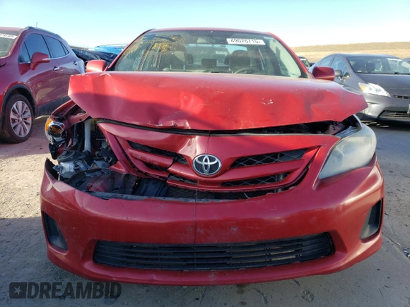 2012 Toyota Corolla L with VIN 2T1BU4EE7CC804623, listed as a Copart auction lot 49076715 with 193,012 mi miles and Salvage Title. Bid and sale history available at carsss.com. Image 5.