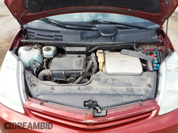 2005 Toyota Prius with VIN JTDKB20U853031729, listed as a IAAI auction lot 42122028 with 299,999 mi miles. Bid and sale history available at carsss.com. Image 10.