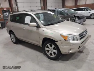 2008 Toyota RAV4 Ltd with VIN JTMBD31V086072673, listed as a IAAI auction lot 41891194 with 134,360 mi miles. Bid and sale history available at carsss.com. Image 1.