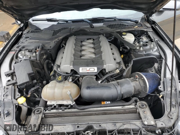 2015 Ford Mustang GT z VIN 1FA6P8CF7F5375003, wystawiony jako Copart lot #55383995 z przebiegiem 84 681 mil mil oraz Szkoda całkowita • Salvage title. Historia ofert i sprzedaży dostępna na DreamBid. Obrazek 11.
