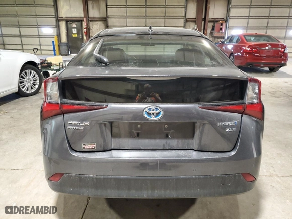 2019 Toyota Prius LE with VIN JTDL9RFU5K3010784, listed as a Copart auction lot 48804235 with 42,516 mi miles and Salvage Title. Bid and sale history available at carsss.com. Image 6.