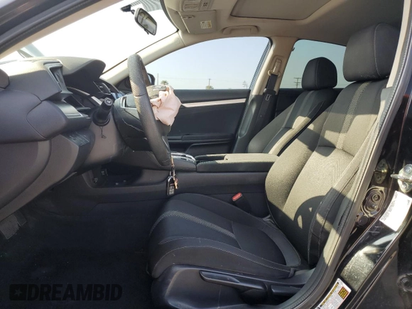 2016 Honda Civic EX with VIN 2HGFC2F74GH561164, listed as a Copart auction lot 54536215 with 86,445 mi miles and Salvage Title. Bid and sale history available at DreamBid. Image 7.