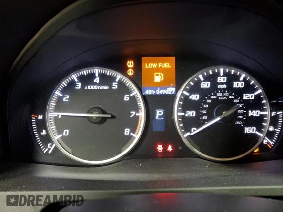 2017 Acura RDX w/Technology Pkg with VIN 5J8TB3H52HL010467, listed as a Copart auction lot 89194285 with 49,027 mi miles and Salvage Title. Bid and sale history available at carsss.com. Image 9.