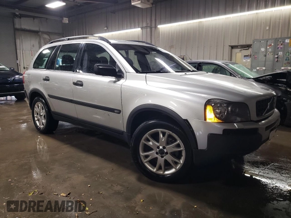 2004 Volvo XC90 with VIN YV1CM91H541052745, listed as a Copart auction lot 81890714 with 122,372 mi miles and Salvage Title. Bid and sale history available at DreamBid. Image 4.