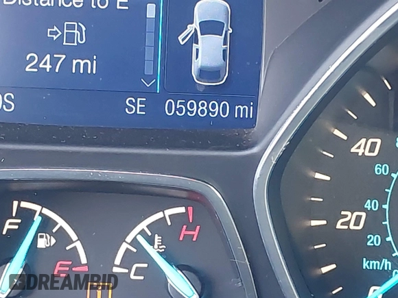 2014 Ford Escape SE with VIN 1FMCU0GXXEUB72956, listed as a IAAI auction lot 41529805 with 59,890 mi miles. Bid and sale history available at carsss.com. Image 15.