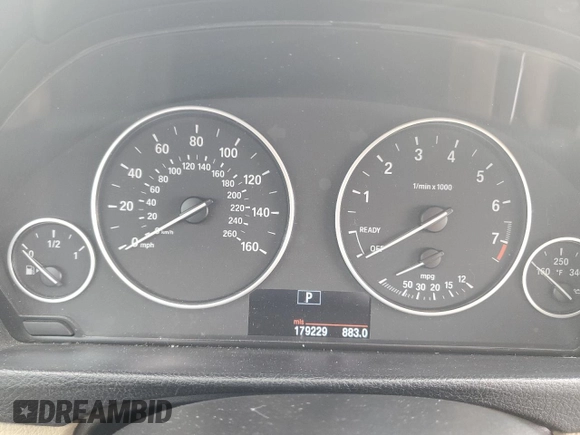 2012 BMW 3 Series 328i with VIN WBA3A5C54CF347117, listed as a Copart auction lot 83751644 with 179,229 mi miles and Salvage title. Bid and sale history available at DreamBid. Image 9.