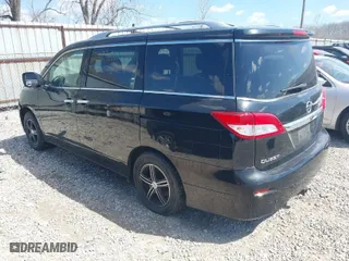 2012 Nissan Quest SL with VIN JN8AE2KP2C9036160, listed as a IAAI auction lot 41909043 with 172,000 mi miles. Bid and sale history available at carsss.com. Image 3.