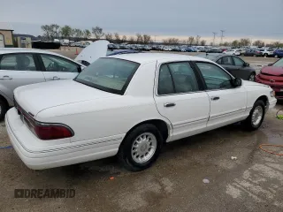 1997 Mercury Grand Marquis LS with VIN 2MELM75W4VX721307, listed as a Copart auction lot 51805575 with 137,354 mi miles and Salvage Title. Bid and sale history available at DreamBid. Image 3.