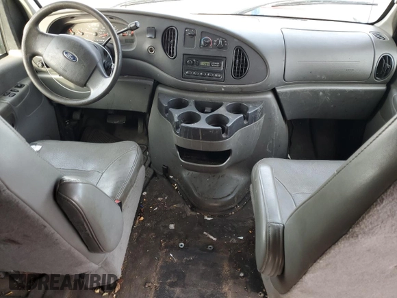 2008 Ford Econoline Cargo Commercial with VIN 1FTNE14W18DA66881, listed as a Copart auction lot 48191665 with 229,760 mi miles and Salvage title. Bid and sale history available at DreamBid. Image 8.