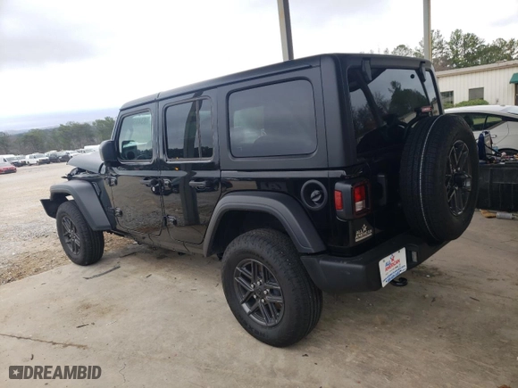 2024 Jeep Wrangler Sport S with VIN 1C4PJXDG5RW336457, listed as a Copart auction lot 83485674 with 2,066 mi miles and Salvage Title. Bid and sale history available at carsss.com. Image 2.